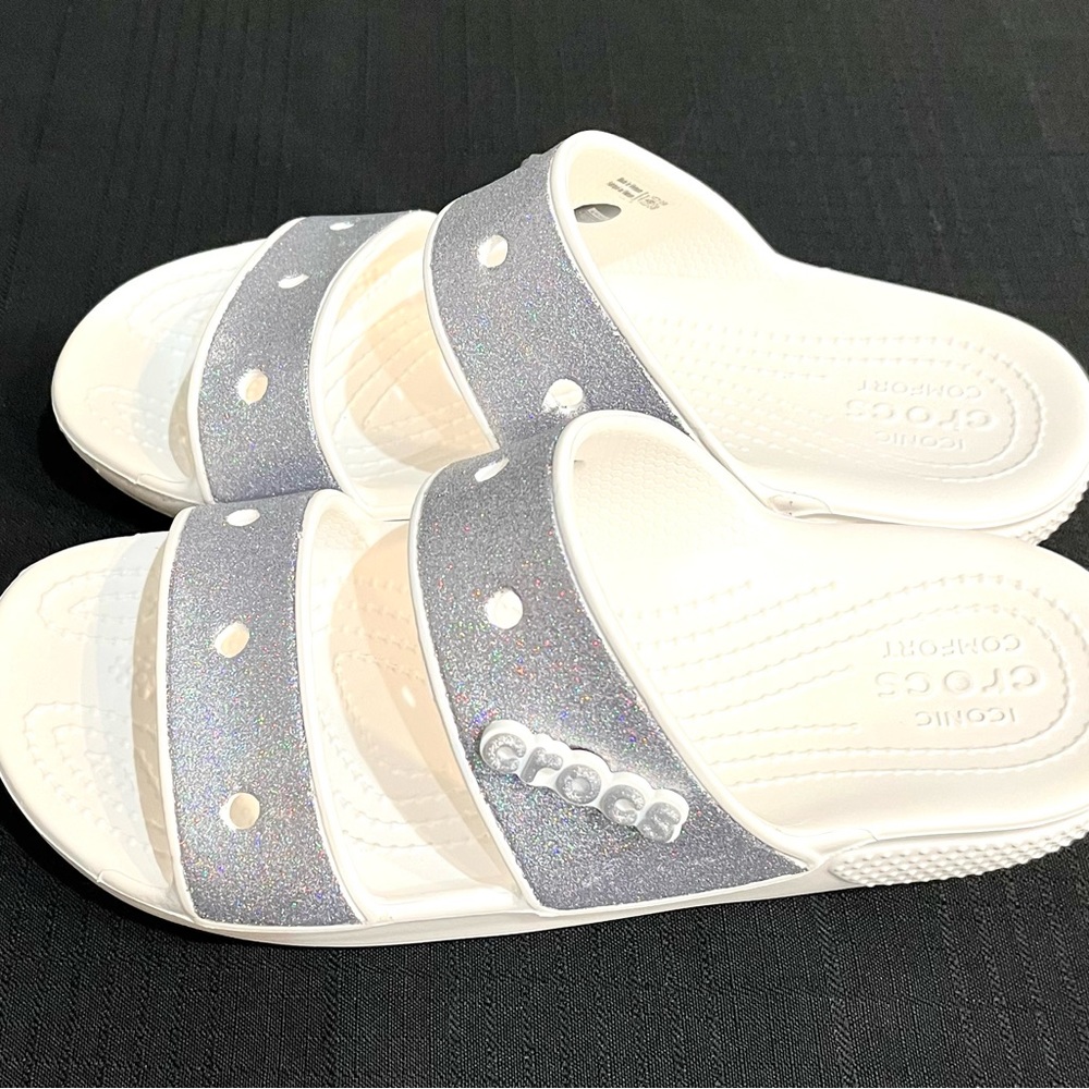 Classic Crocs Glitter Sandal women’s 8